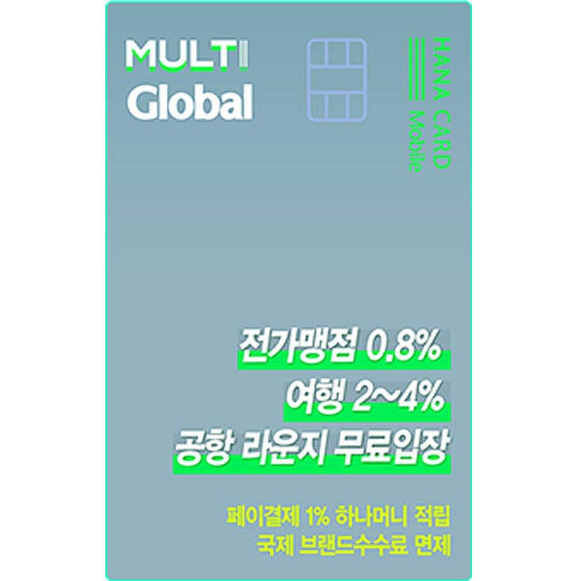 하나카드 MULTI Global